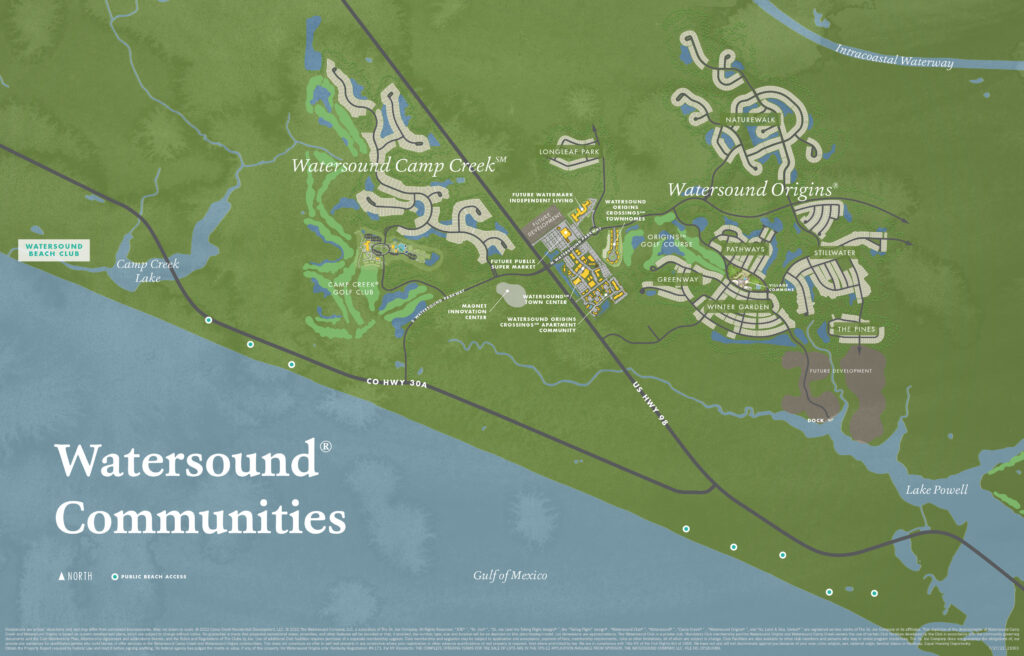 Watersound Community Map
