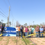 City officials celebrate reopening of Hentz Park with upgrades