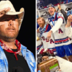 U.S. Men’s Hockey Team Celebrates Olympic Victory By Belting Toby Keith’s “Courtesy Of The Red, White And Blue”